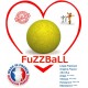 Balle de BabyFoot FuZZball liège Haute Densité jaune pour Compétition