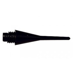 Embout Long 1/4 noir fléchettes pointes nylon