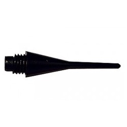 Embout Long 1/4 noir fléchettes pointes nylon