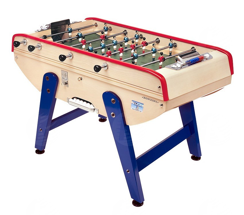 BABY FOOT BONZINI B 60 Océan avec monnayeur BONZINI 5557C : - a