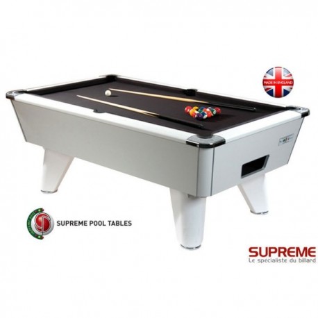 Billard Winners 7ft Suprême Blanc à monnayeur