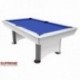 Billard Crosby 7 ft Américain Blanc Tapis Bleu