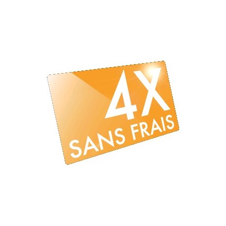 Règlement en 4x sans frais