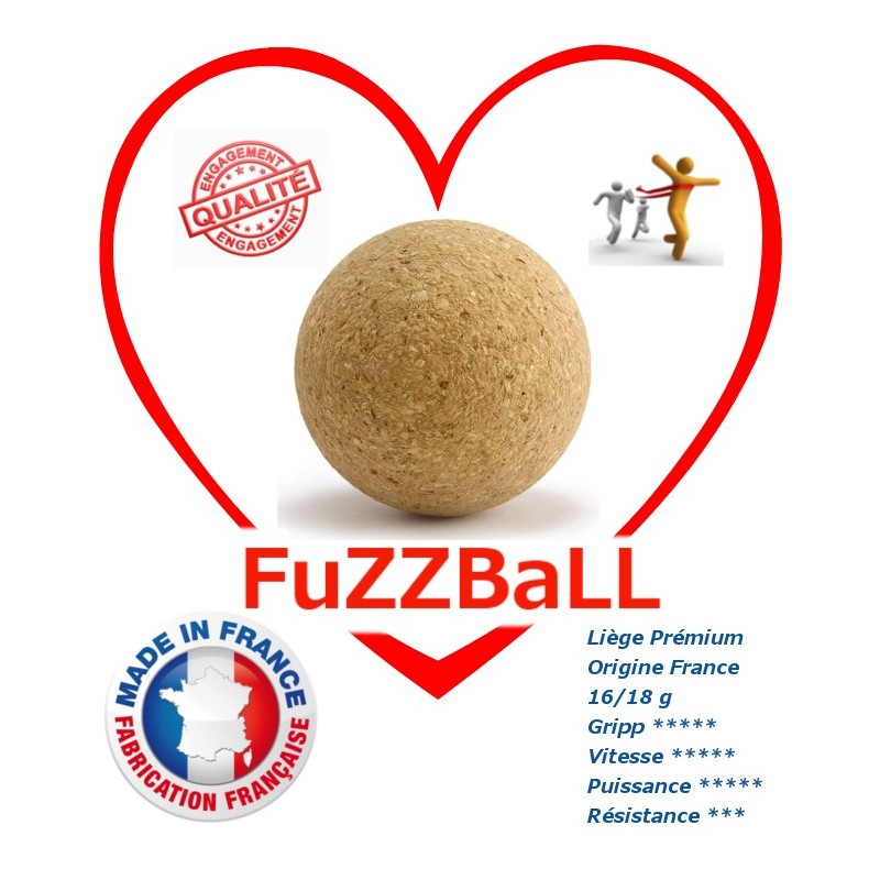 Balles Baby-Foot FuZZBaLL Compétition Liège